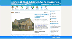 Desktop Screenshot of cheviotroadsurgery.nhs.uk