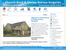 Tablet Screenshot of cheviotroadsurgery.nhs.uk